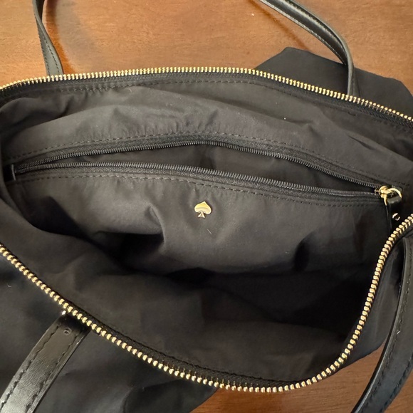 Kate Spade Watson Lane Small/Med Maya Nylon Tote  - Black/gold - Picture 9 of 9